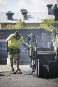 Asfaltering och beläggning